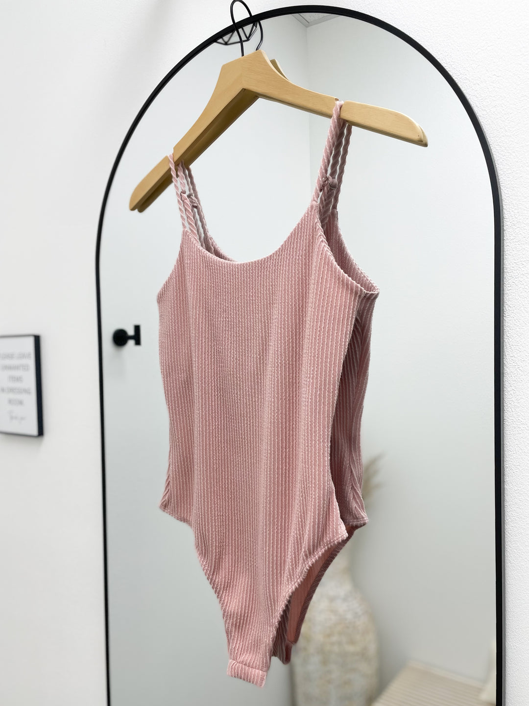 Sweet On You Bodysuit (Light Pink)