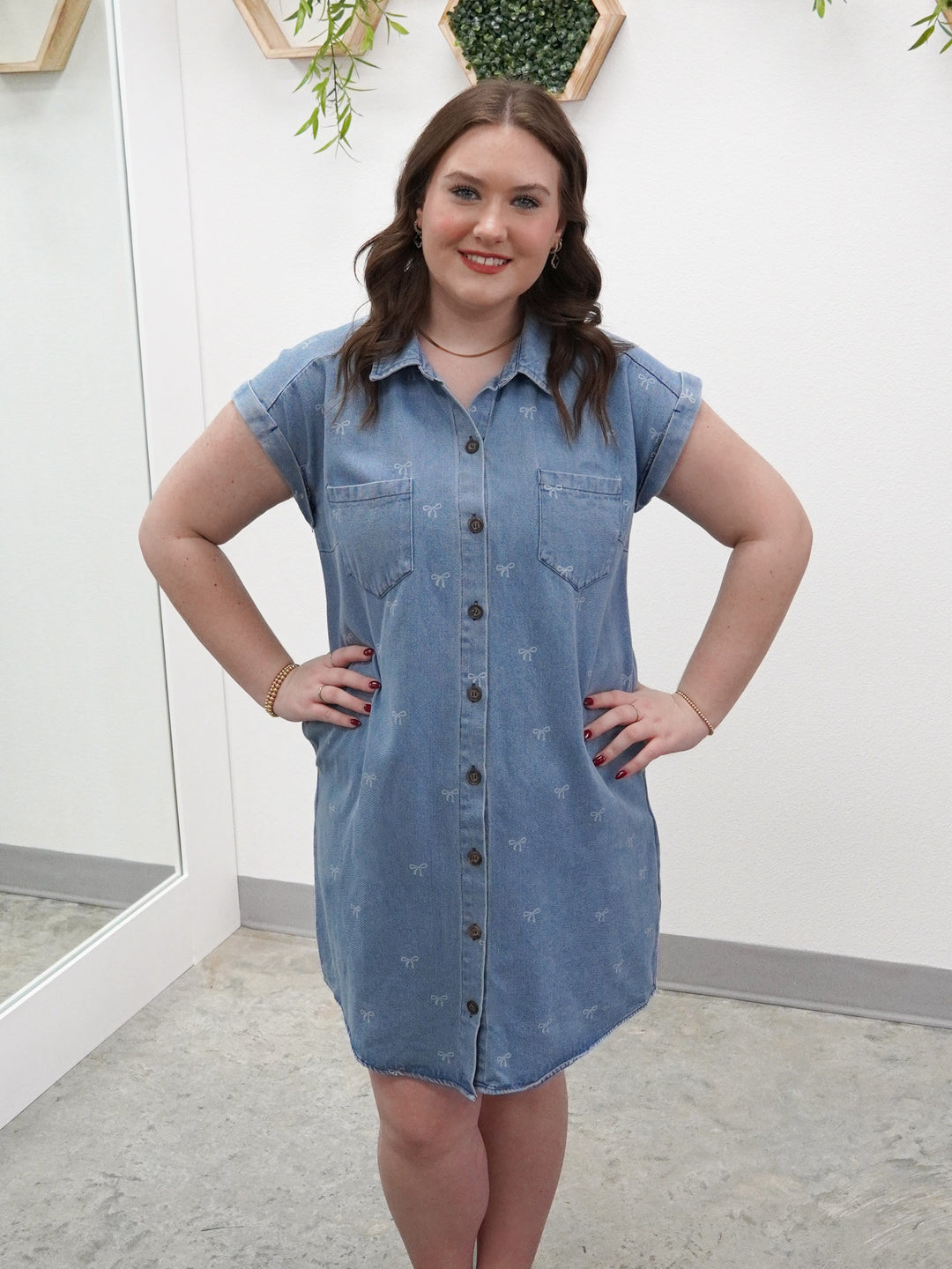 Bow By Bow Dress (Lt. Blue)