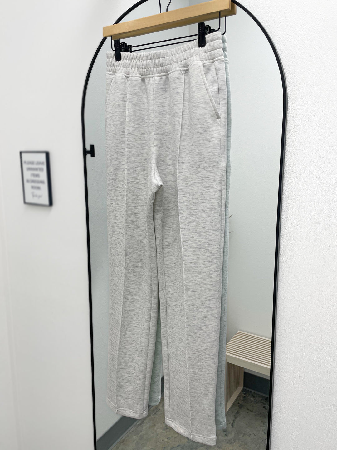 Cloud Nine Pintuck Lounge Pants (Lt. Heather Grey)