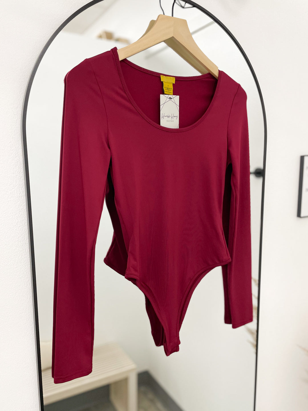 Barely There Bodysuit (Burgundy)
