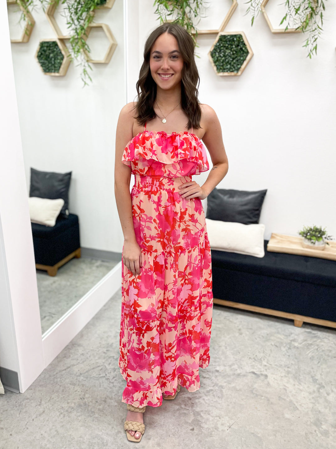 Vacay Ready Dress (Pink)