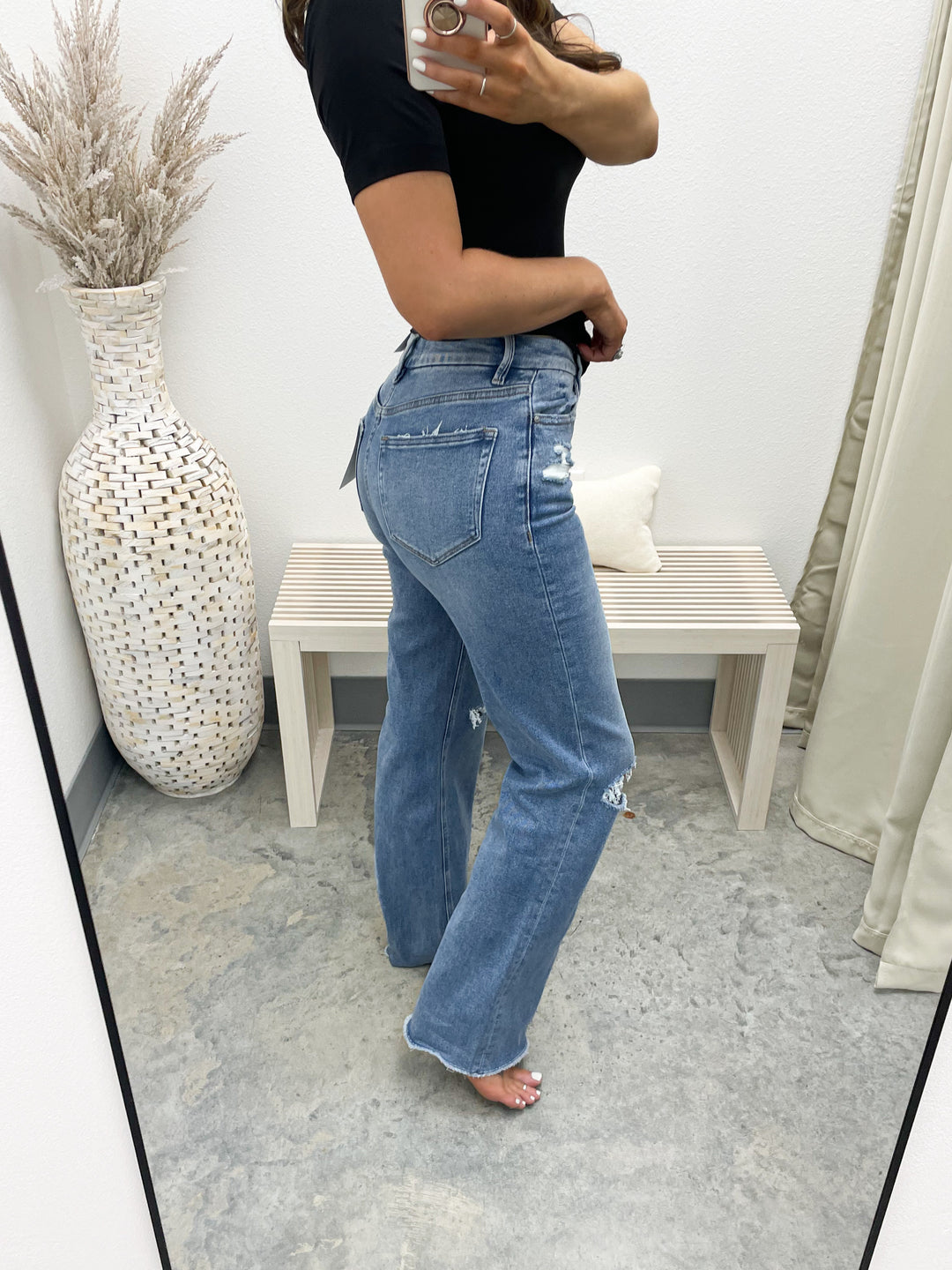 Oaklynn Wide Leg Jeans