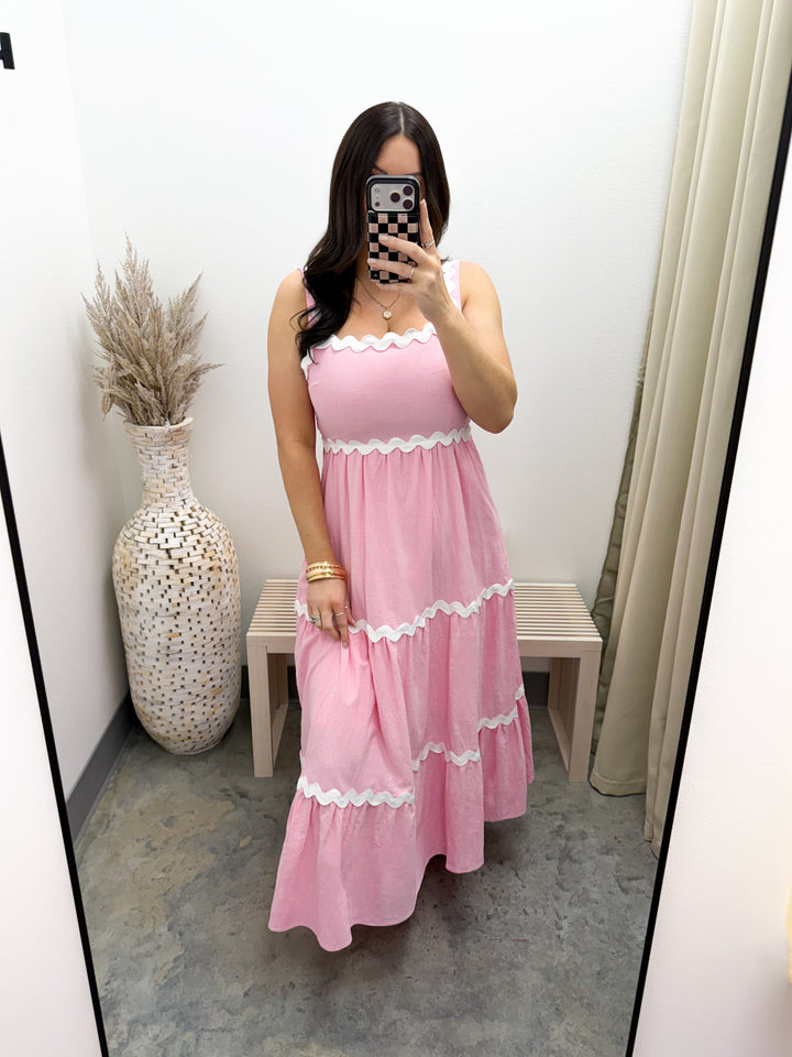 Time After Time Dress (Candy Pink)