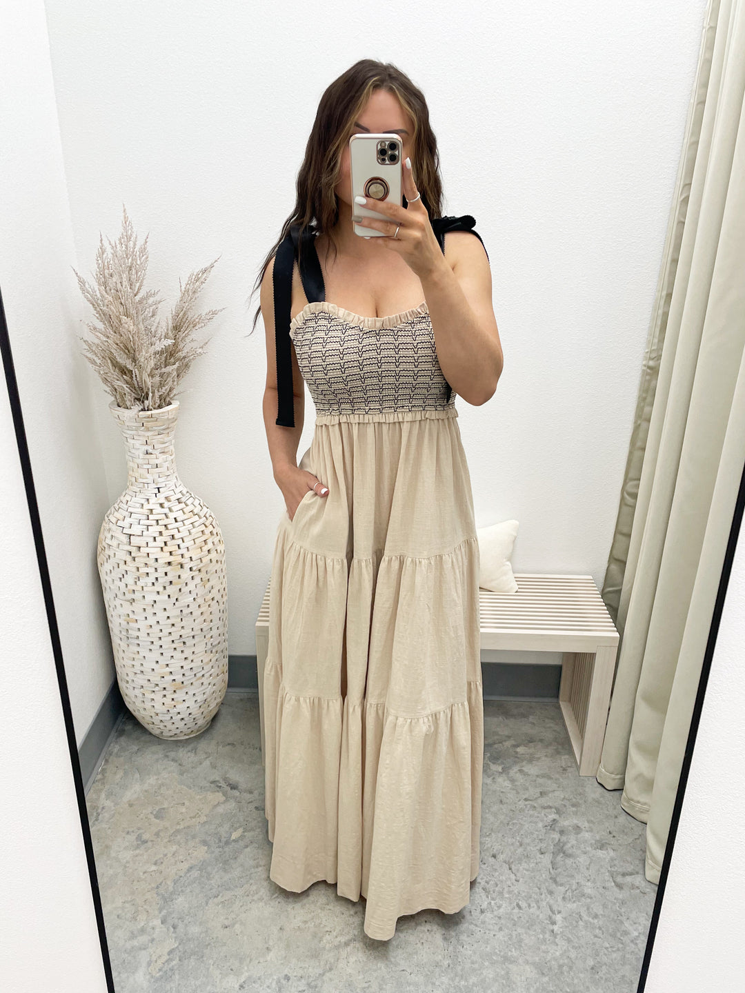 Where It Began Dress (Taupe)