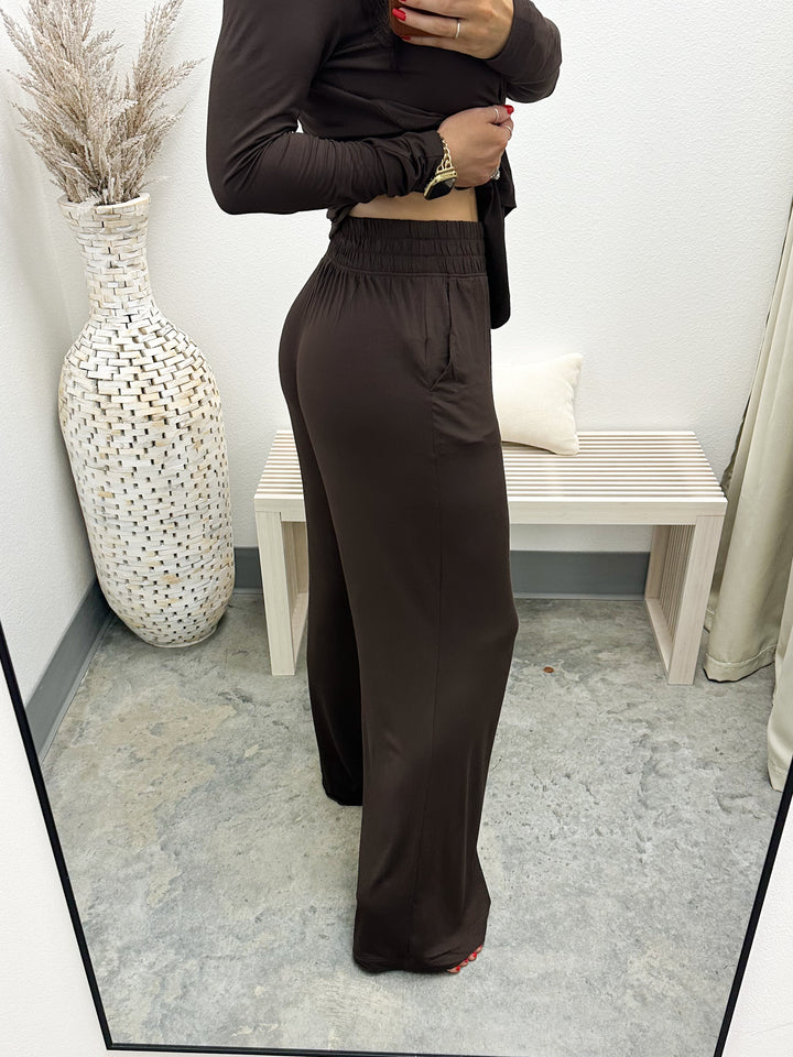 Stuck On You Lounge Pants (Espresso)