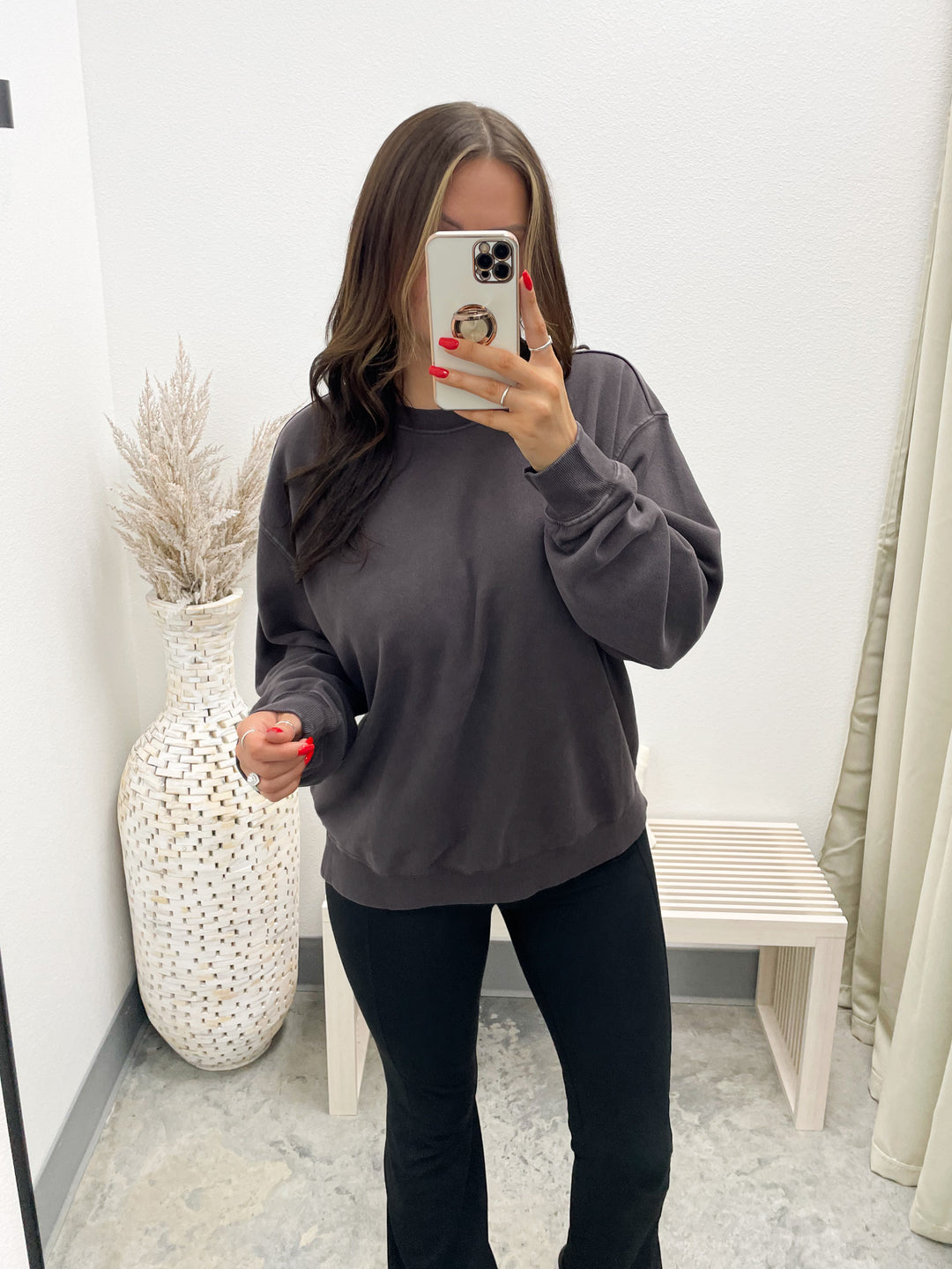 Always Around Pullover (Dark Brown)