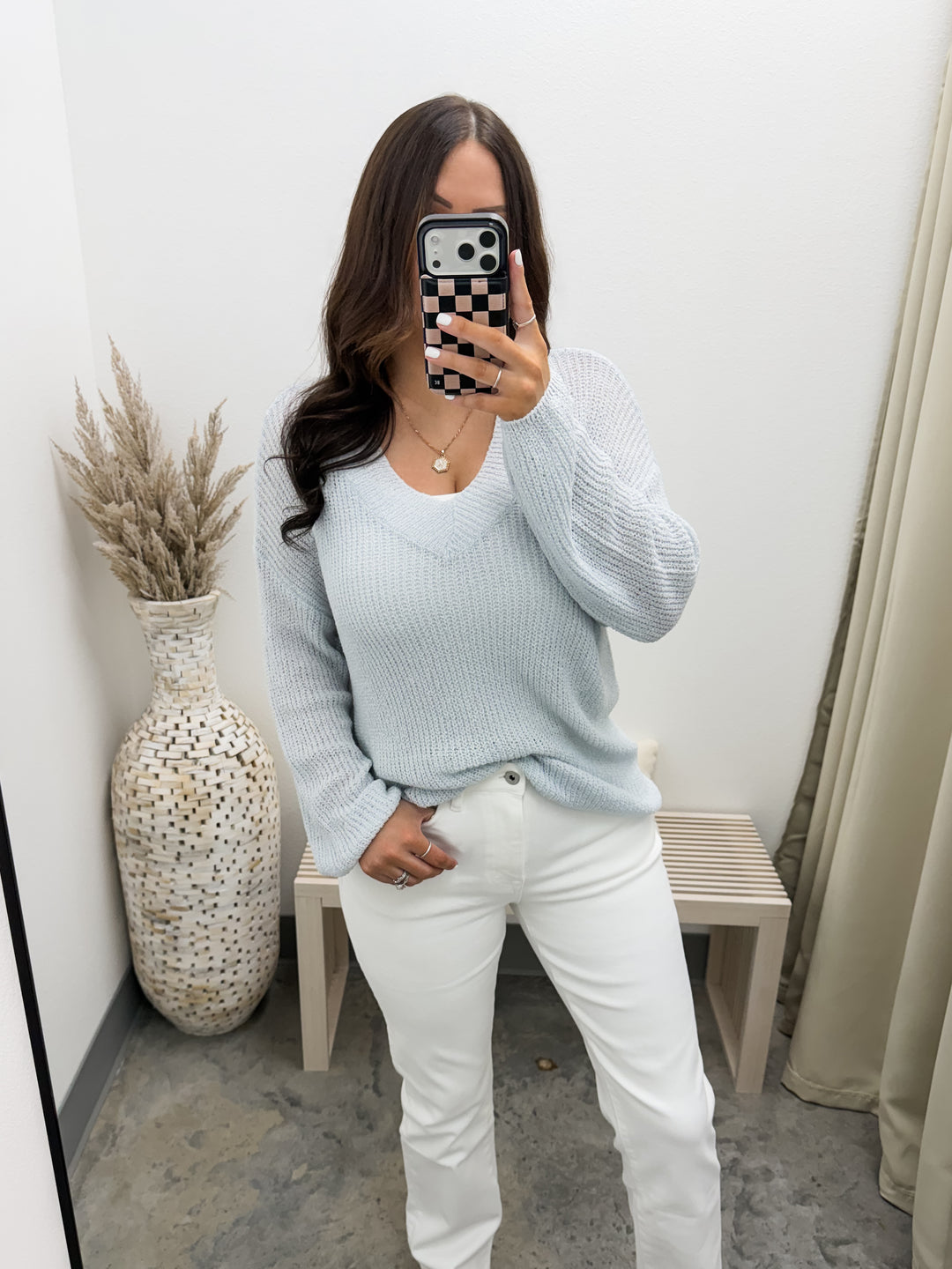 Light & Airy Sweater (Lt. Blue)