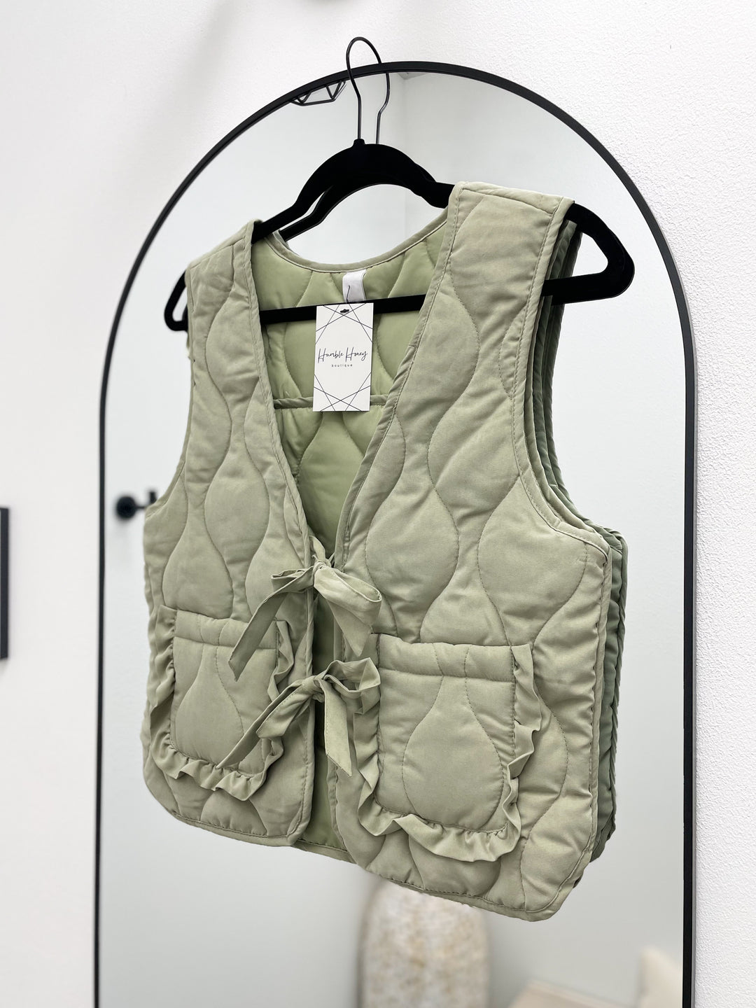 Cover Me Up Vest (Sage Green)