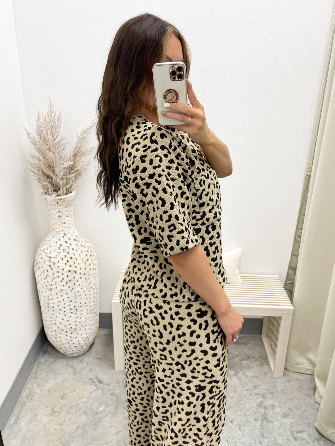 Of The Wild Lounge Top (Leopard)