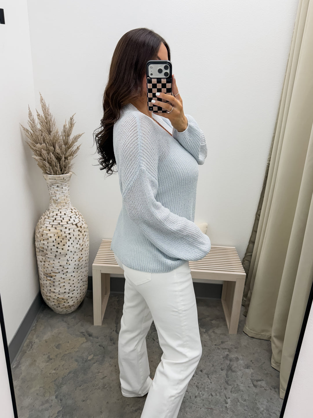 Light & Airy Sweater (Lt. Blue)