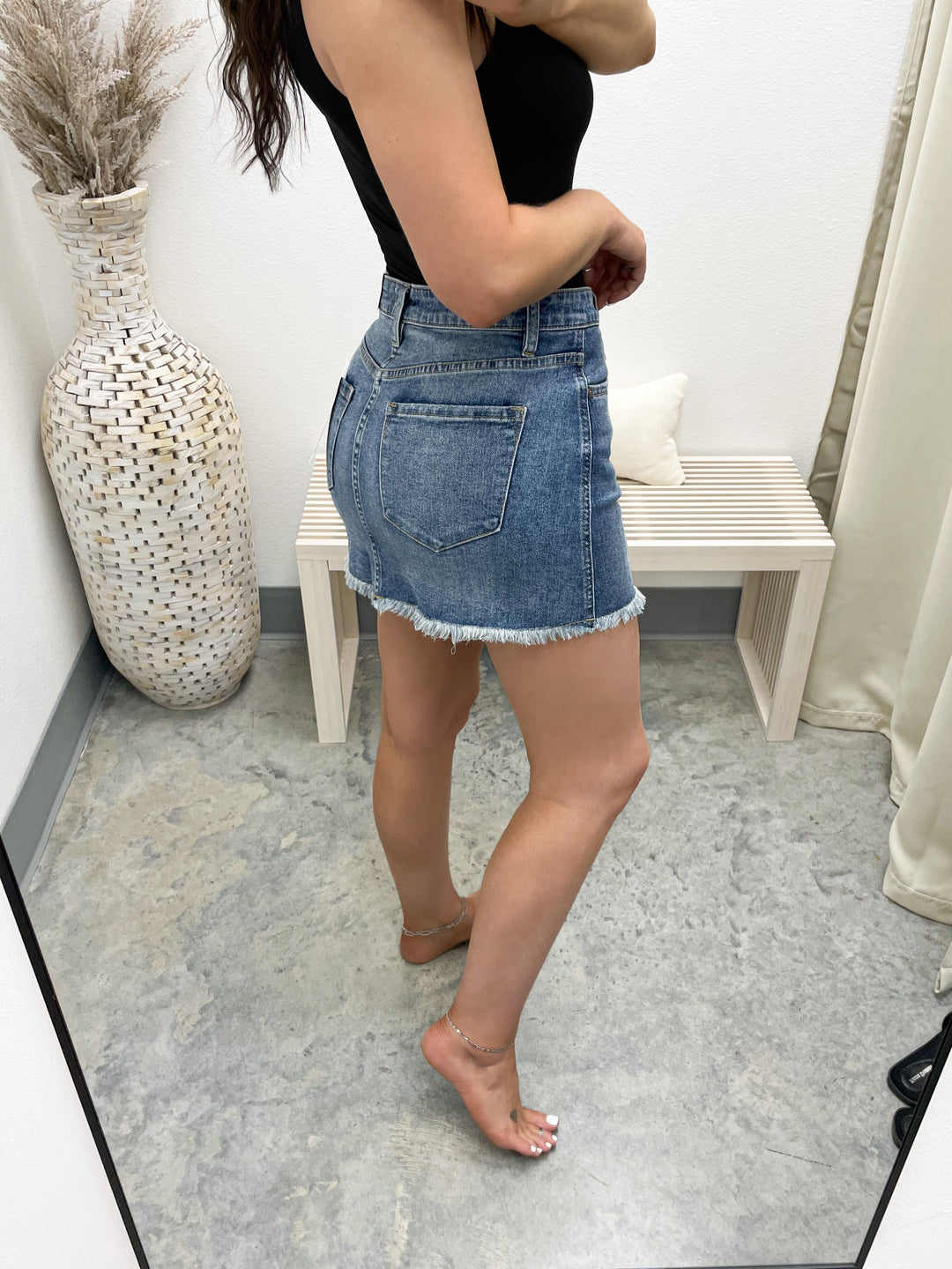 Shae Denim Skirt