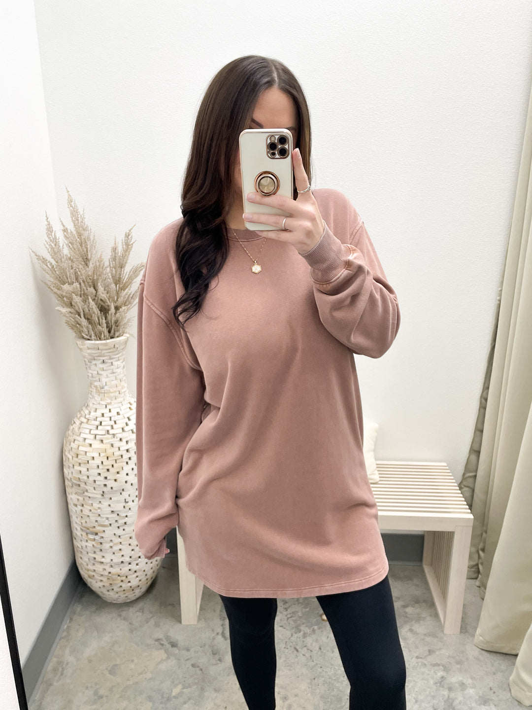 Always Around Dress (Chestnut)