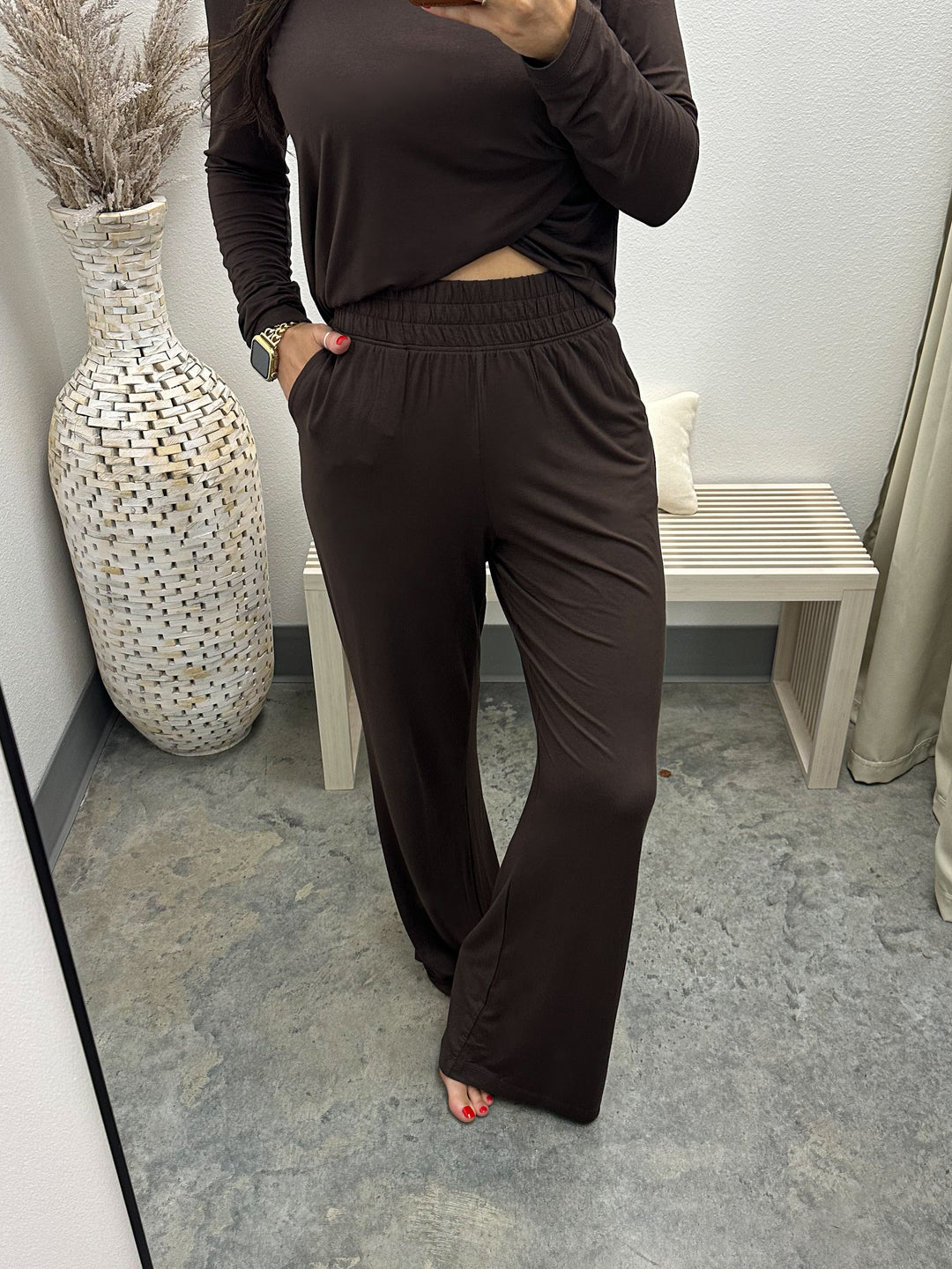 Stuck On You Lounge Pants (Espresso)