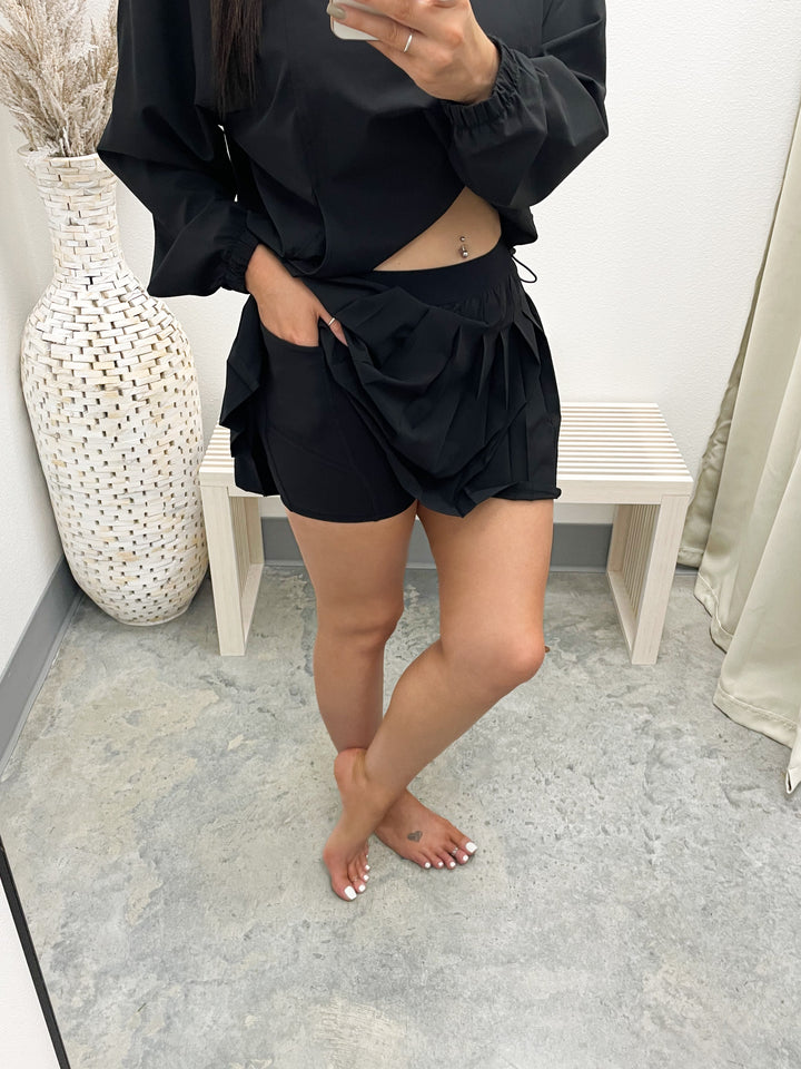 Have It All Tennis Skort (Black)