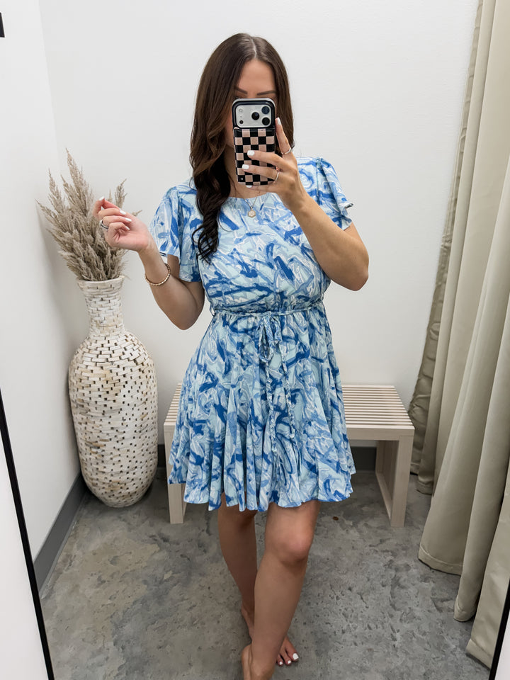 Whimsical Ways Dress (Blue)