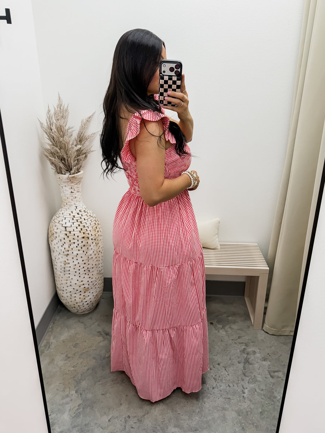 How I Wish Dress (Red/White)