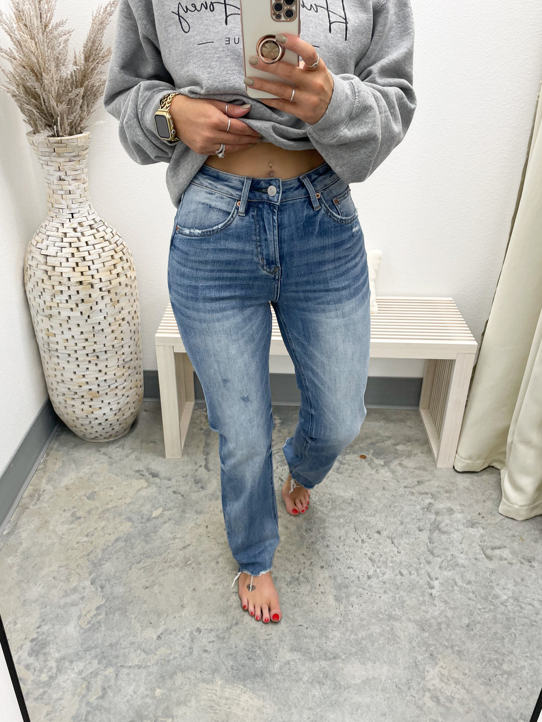 Lasley Straight Leg Jeans