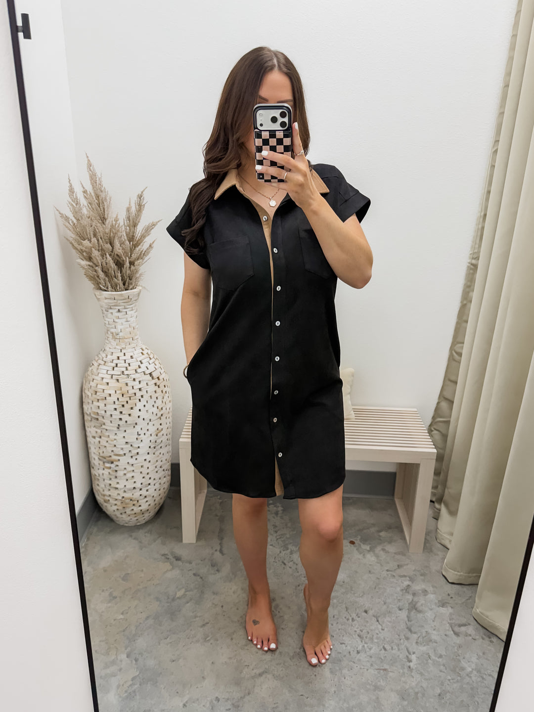 Take Me Back Dress (Black)