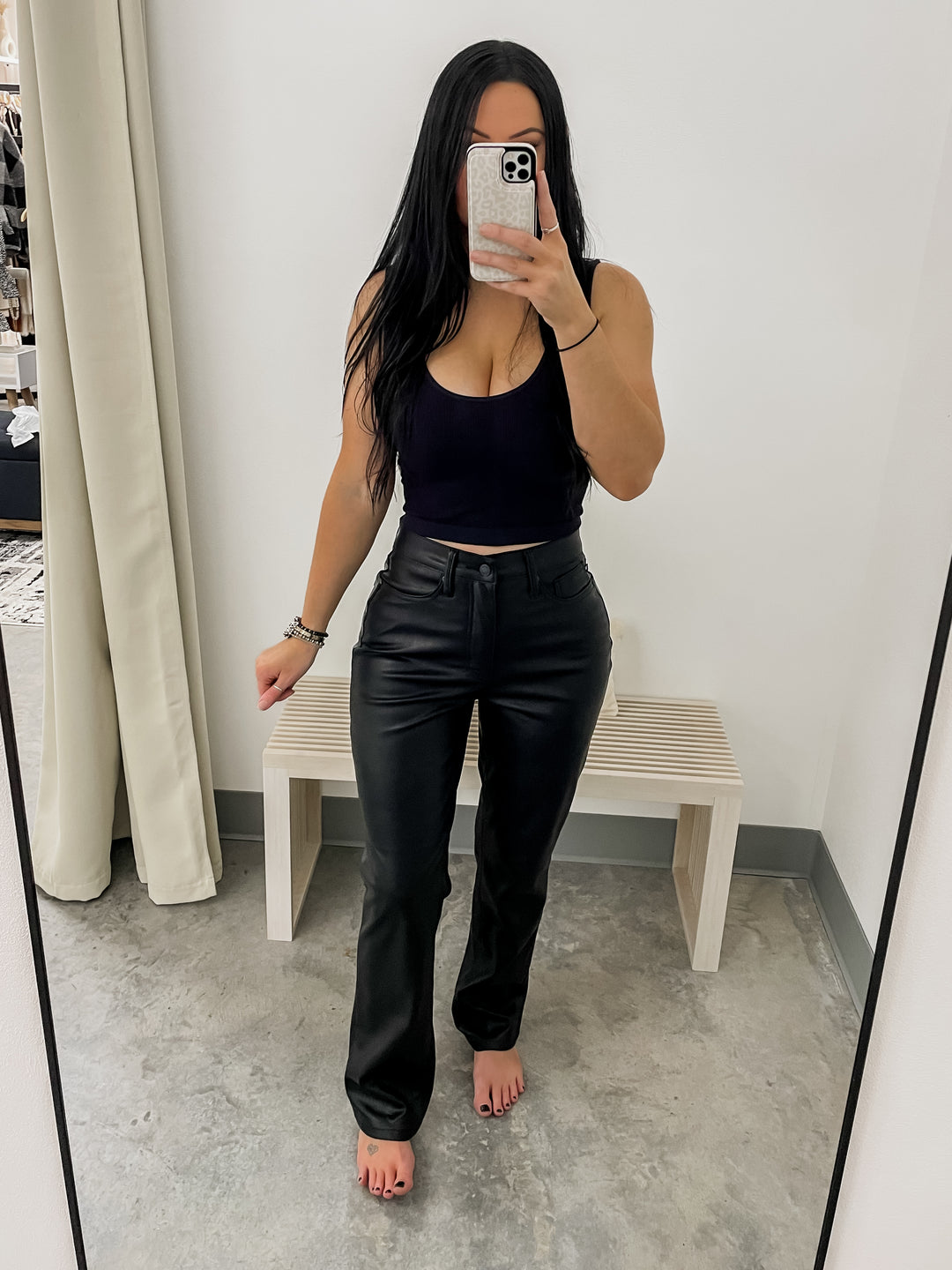 Carmen Vegan Leather Pants