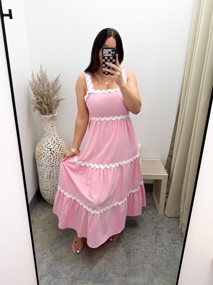 Time After Time Dress (Candy Pink)
