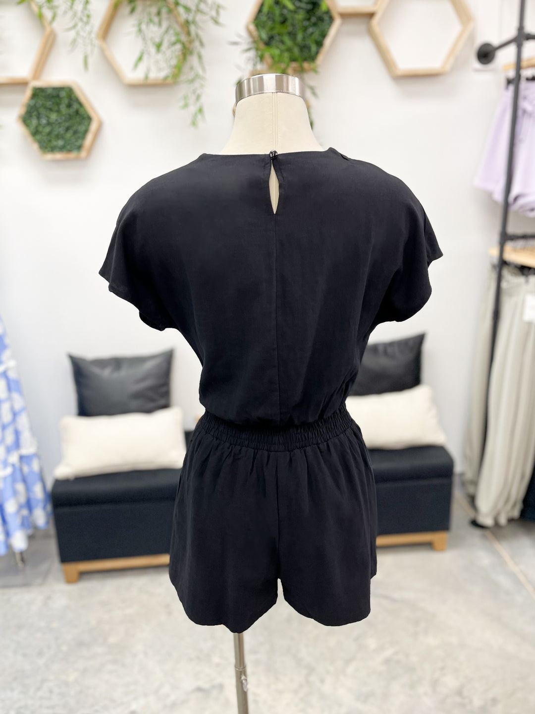 Wanna Be Free Linen Set (Black)