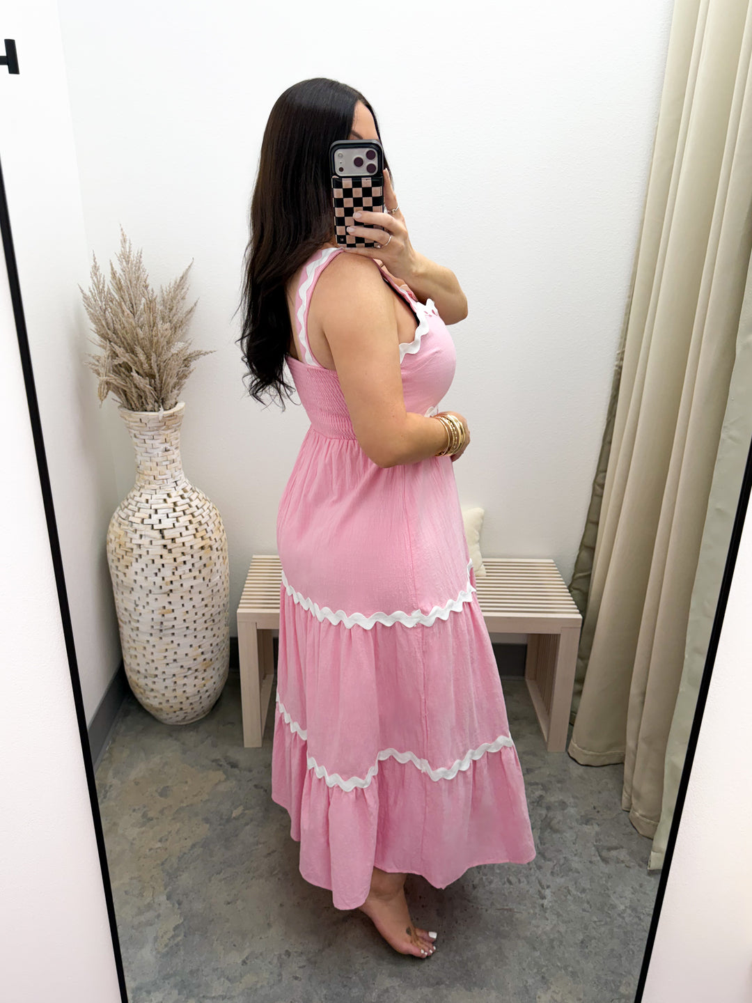 Time After Time Dress (Candy Pink)