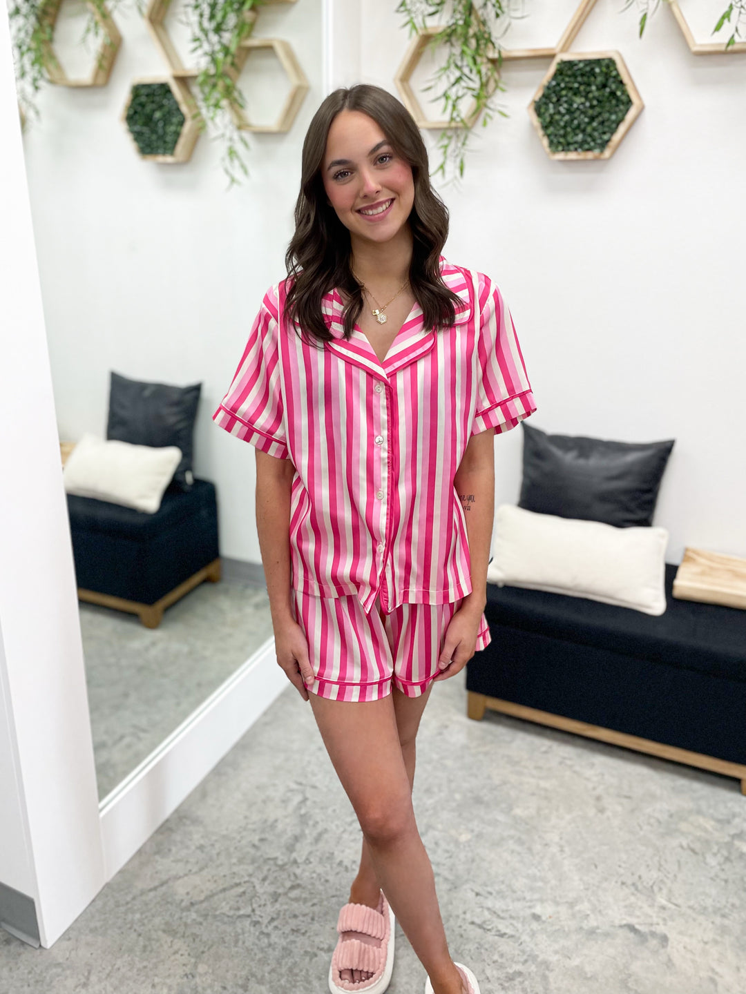 Discovering You Pajama Set (Pink)