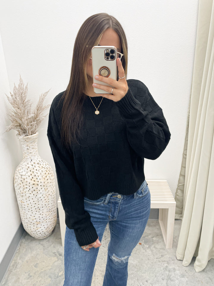 Same Crowd Sweater (Black)