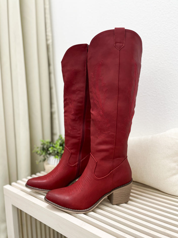 Scout Western Boots (Red)