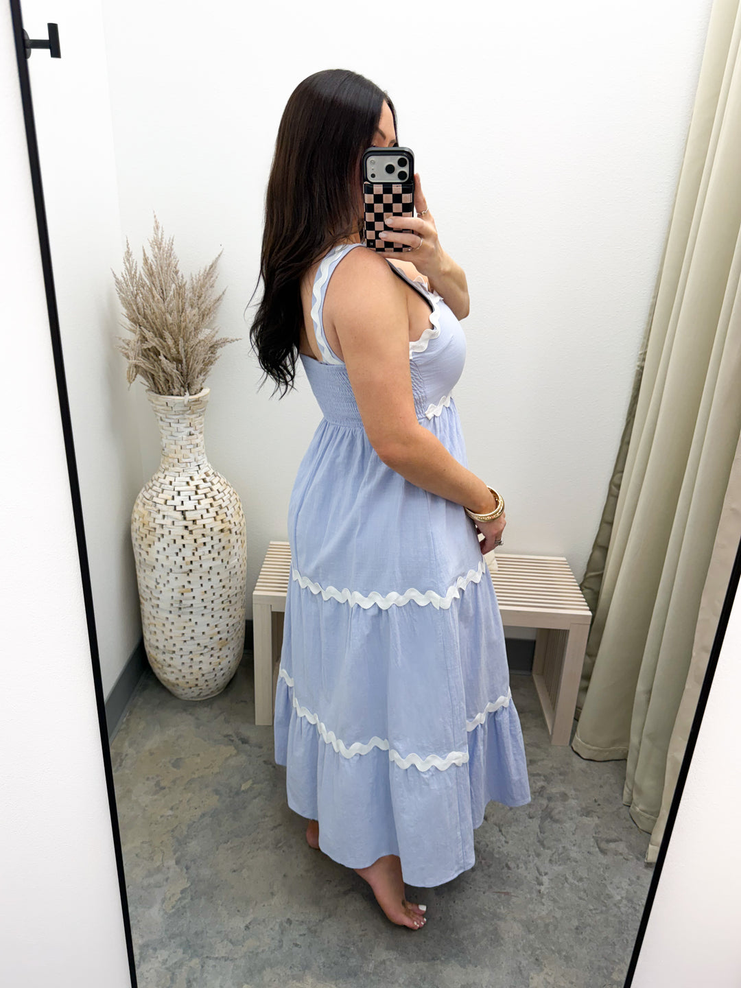 Time After Time Dress (Lt. Blue)