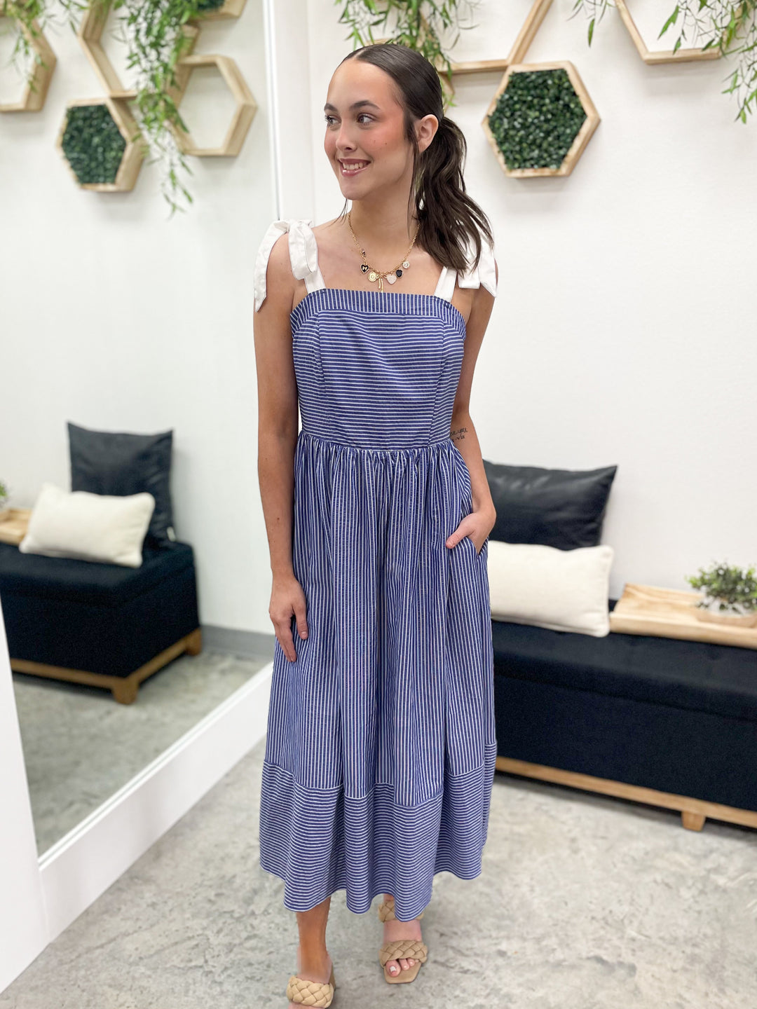 See You Again Dress (Navy)