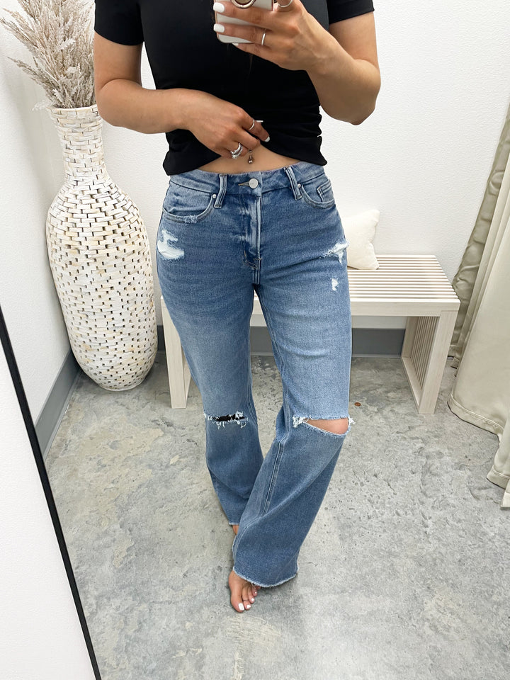 Oaklynn Wide Leg Jeans