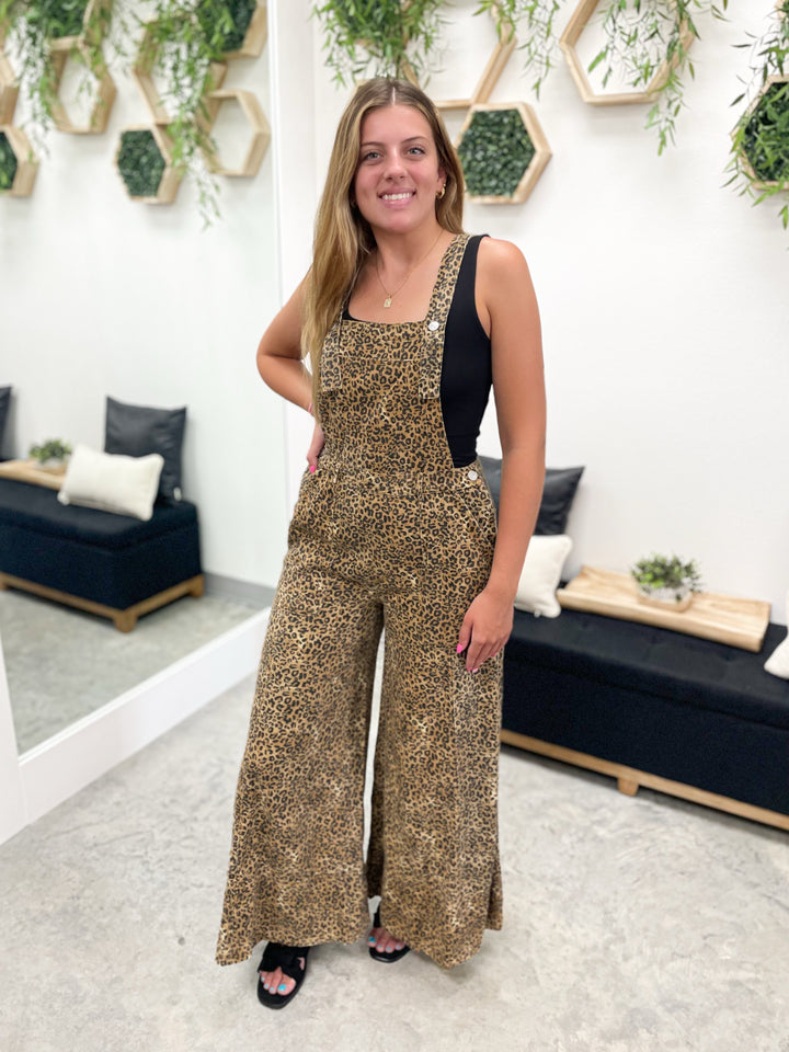 Like Me Best Overalls (Leopard)
