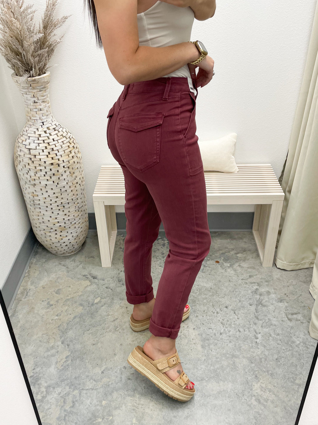 Hunter Weekender Joggers (Burgundy)