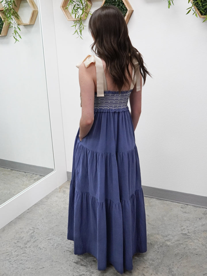 Where It Began Dress (Blue)