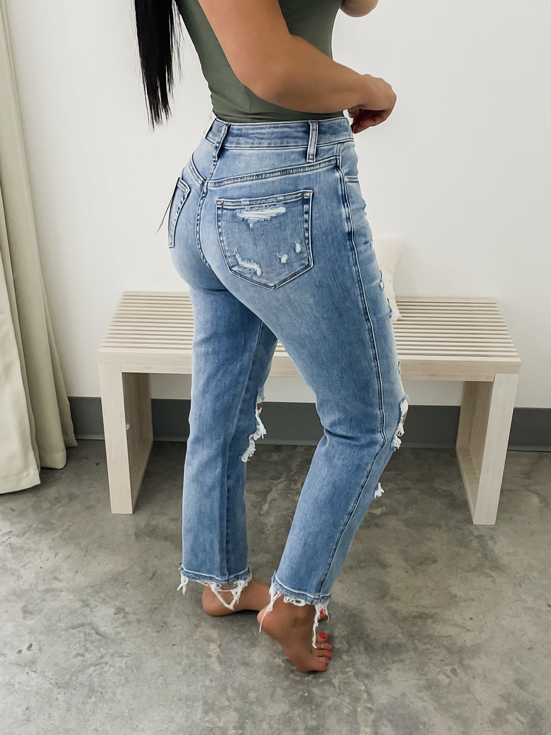 Kimber Straight Crop Jeans