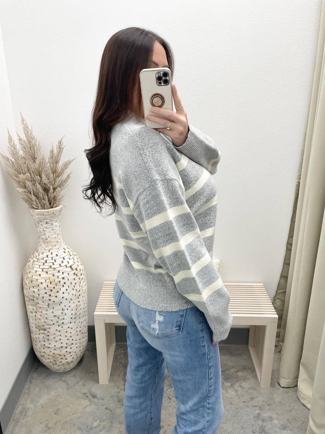 Hot Commodity Sweater (Heather Grey)