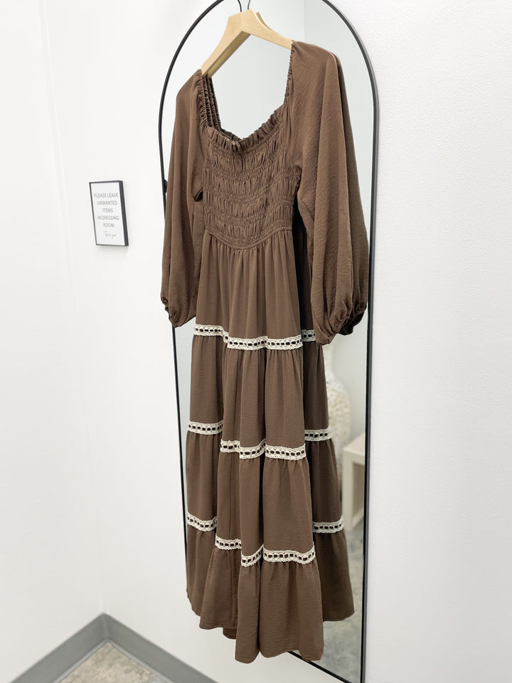 Hand To Hold Dress (Dark Mocha)