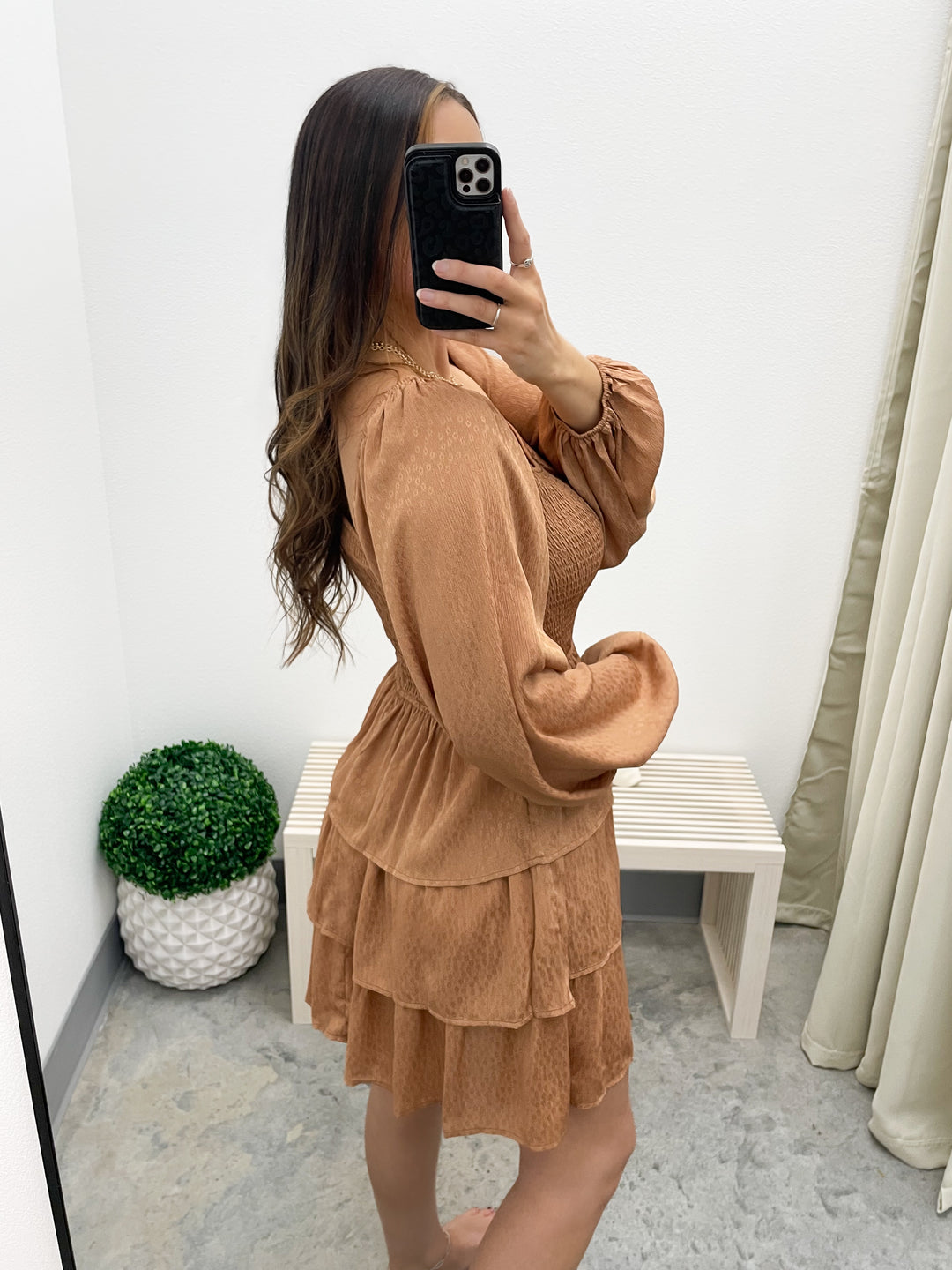 Harvest Happy Dress (Camel)