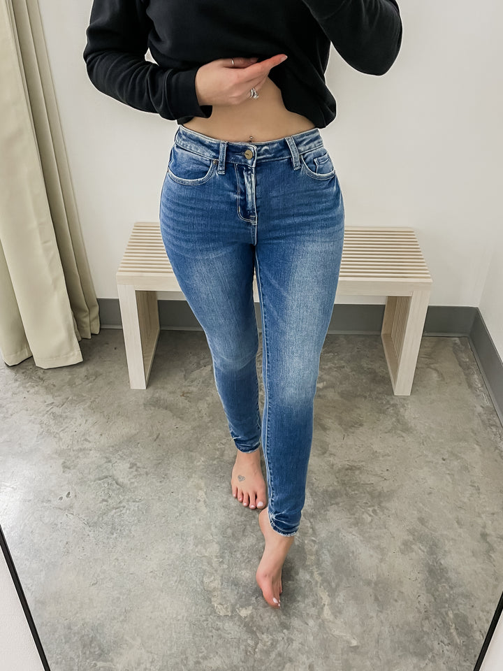 With Grace Skinny Jeans (Light Wash)