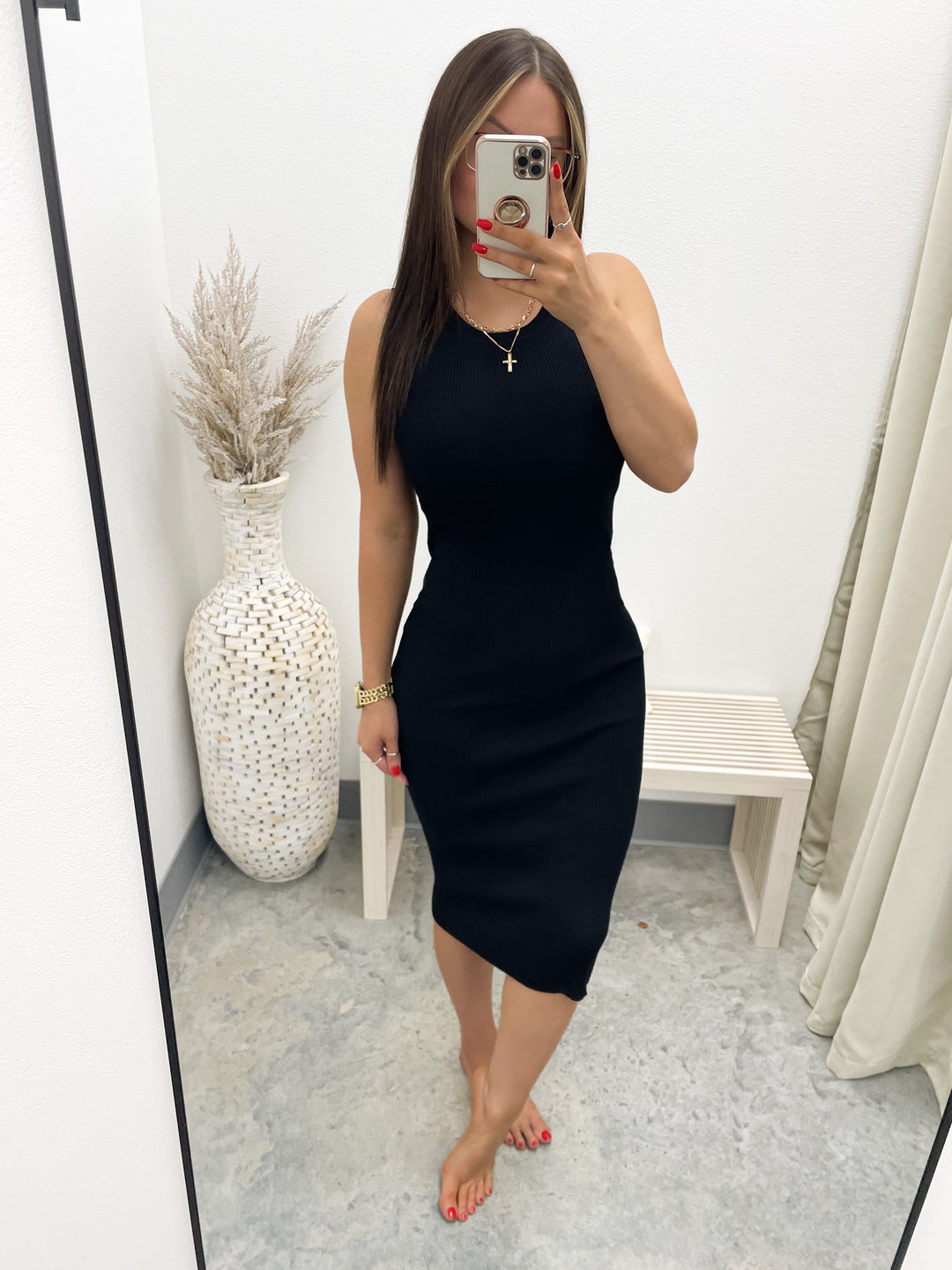 Every Word Dress (Black)