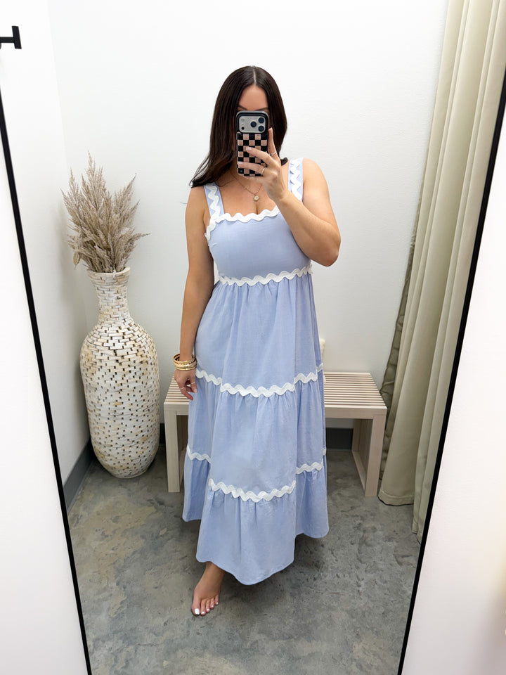 Time After Time Dress (Lt. Blue)