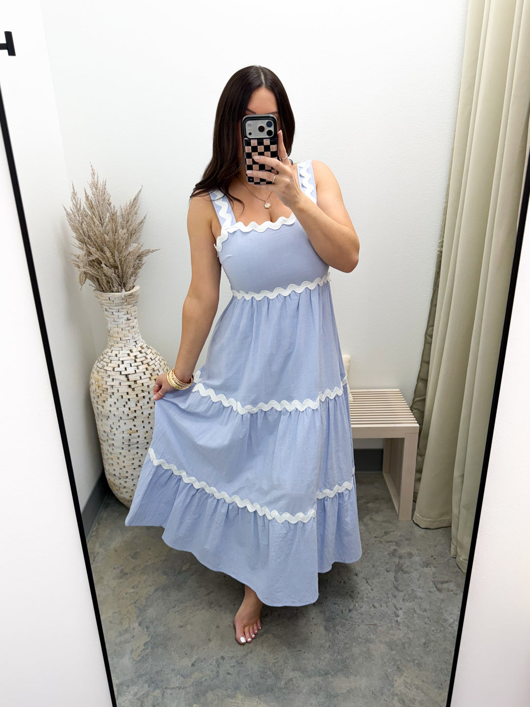 Time After Time Dress (Lt. Blue)