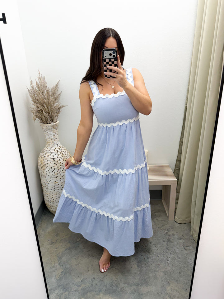 Time After Time Dress (Lt. Blue)