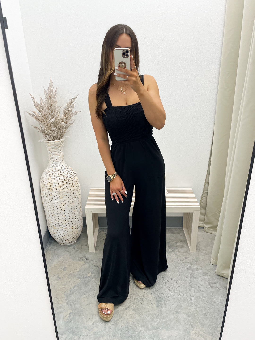 Basically Blessed Jumpsuit (Black)