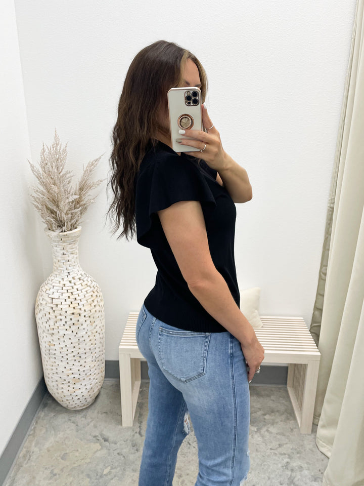 Out For Brunch Top (Black)