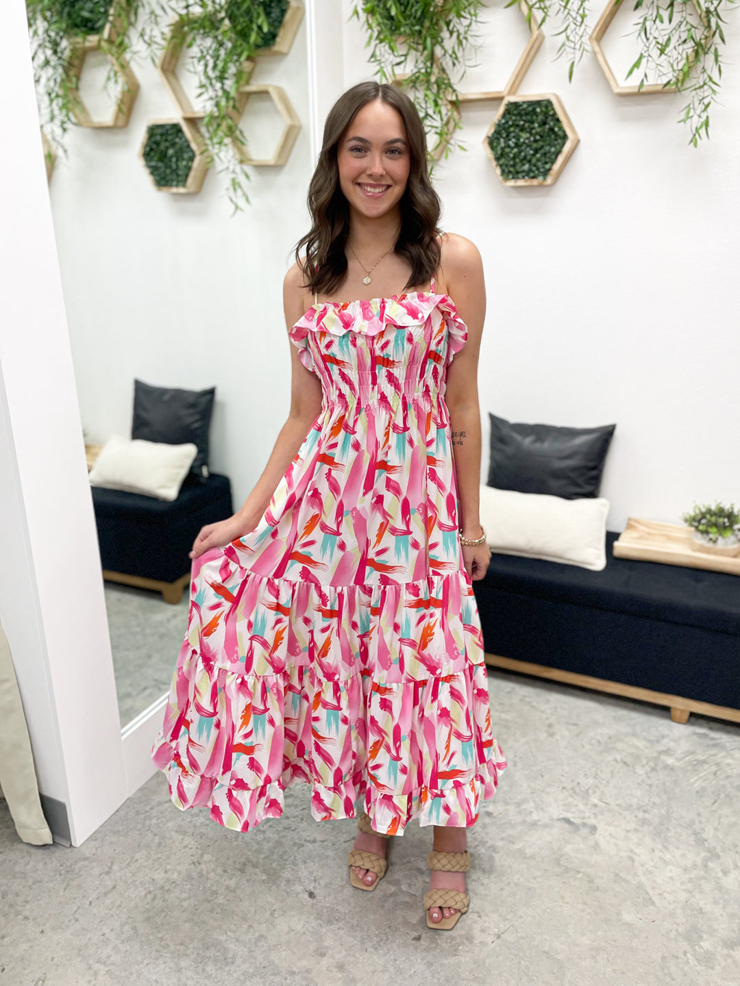 Confetti Dreams Dress (Pink)