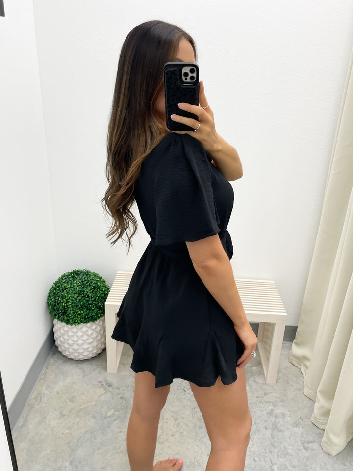 The Emily Romper (Black)