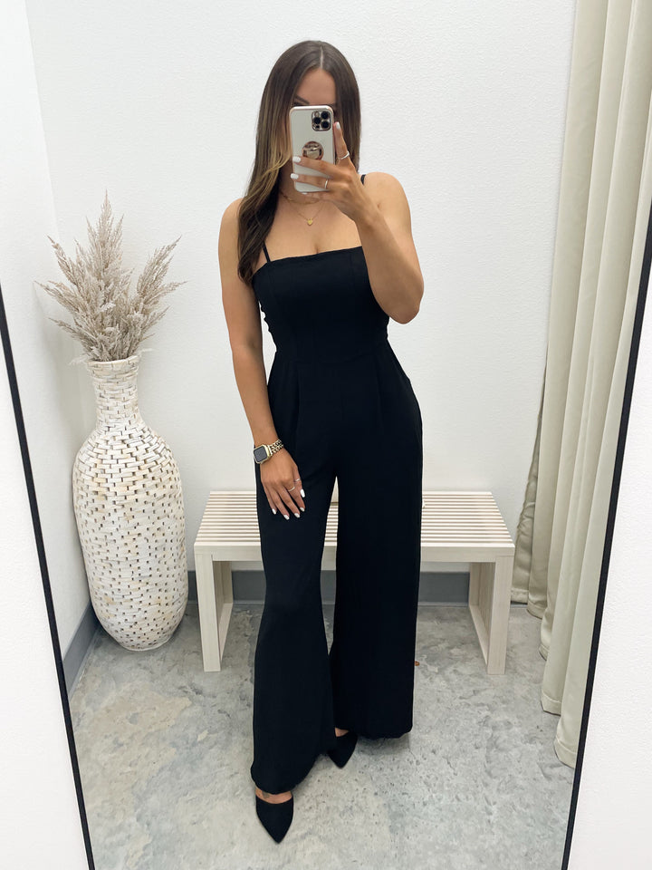 Time Goes By Jumpsuit (Black)