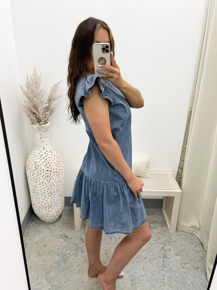 Love Song Denim Dress